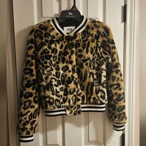 BB Dakota Black Faux Fur Jacket